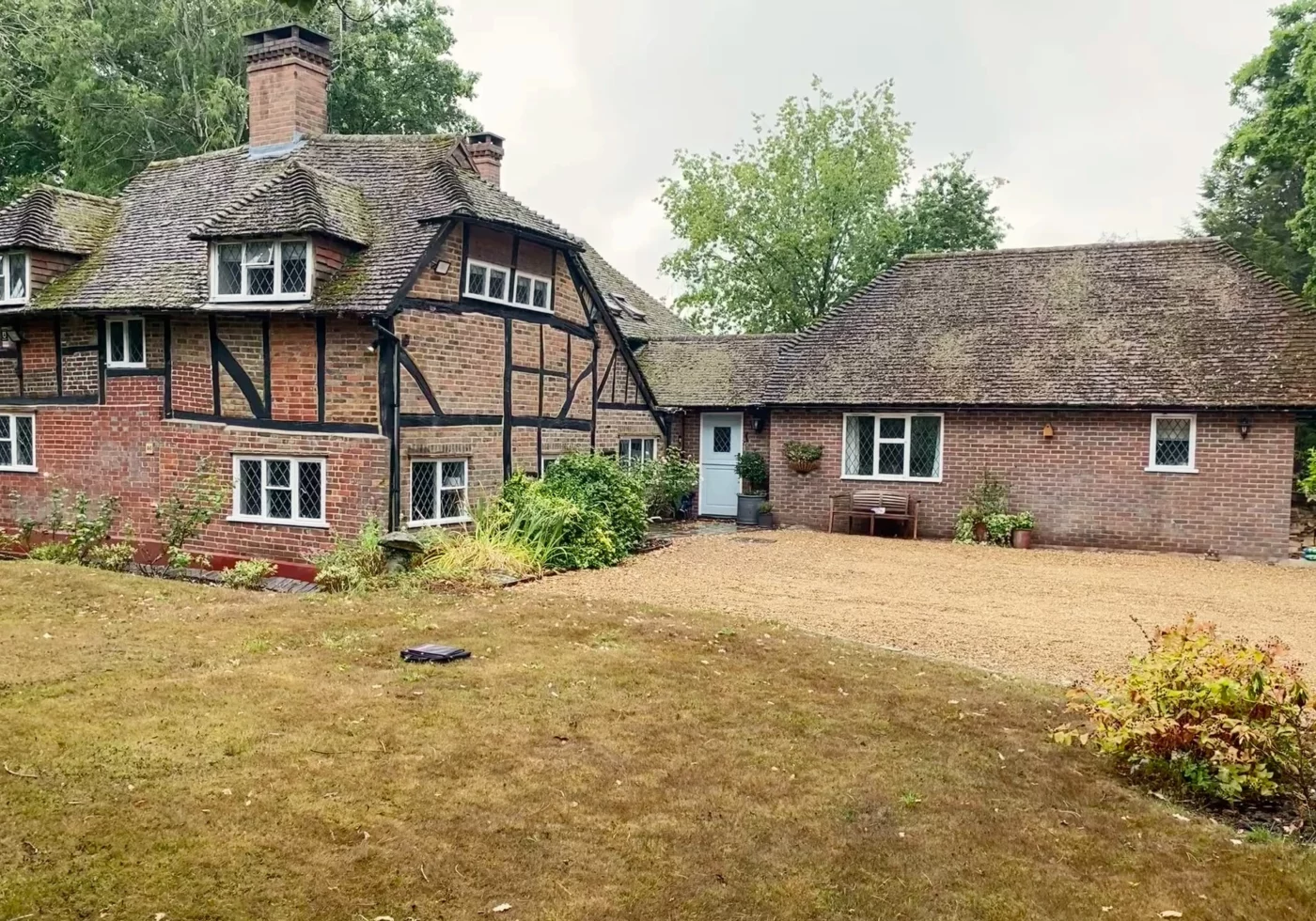 Clay Roof Restoration, Woking, Surrey - Before