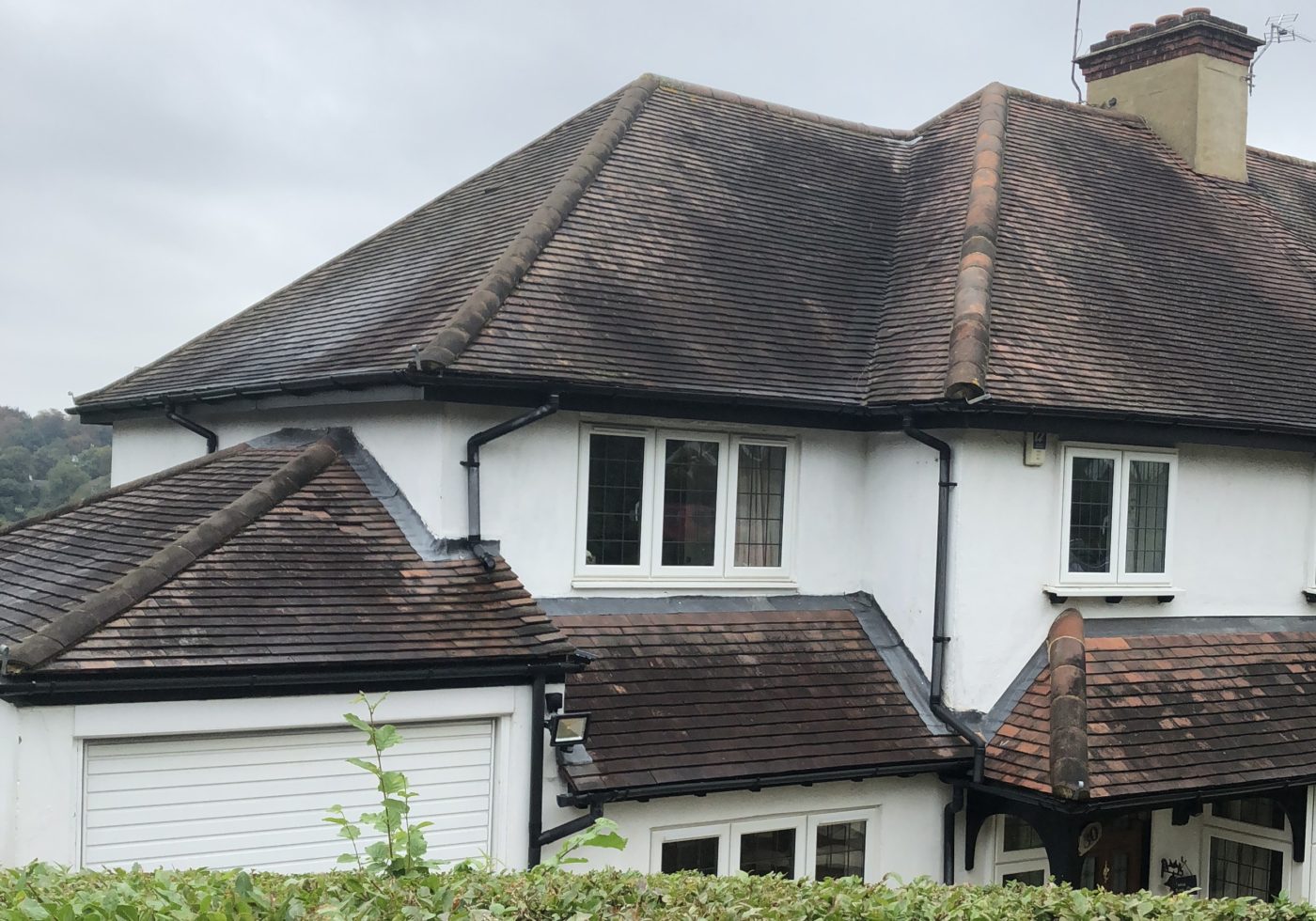 Clay Roof Restoration - Before